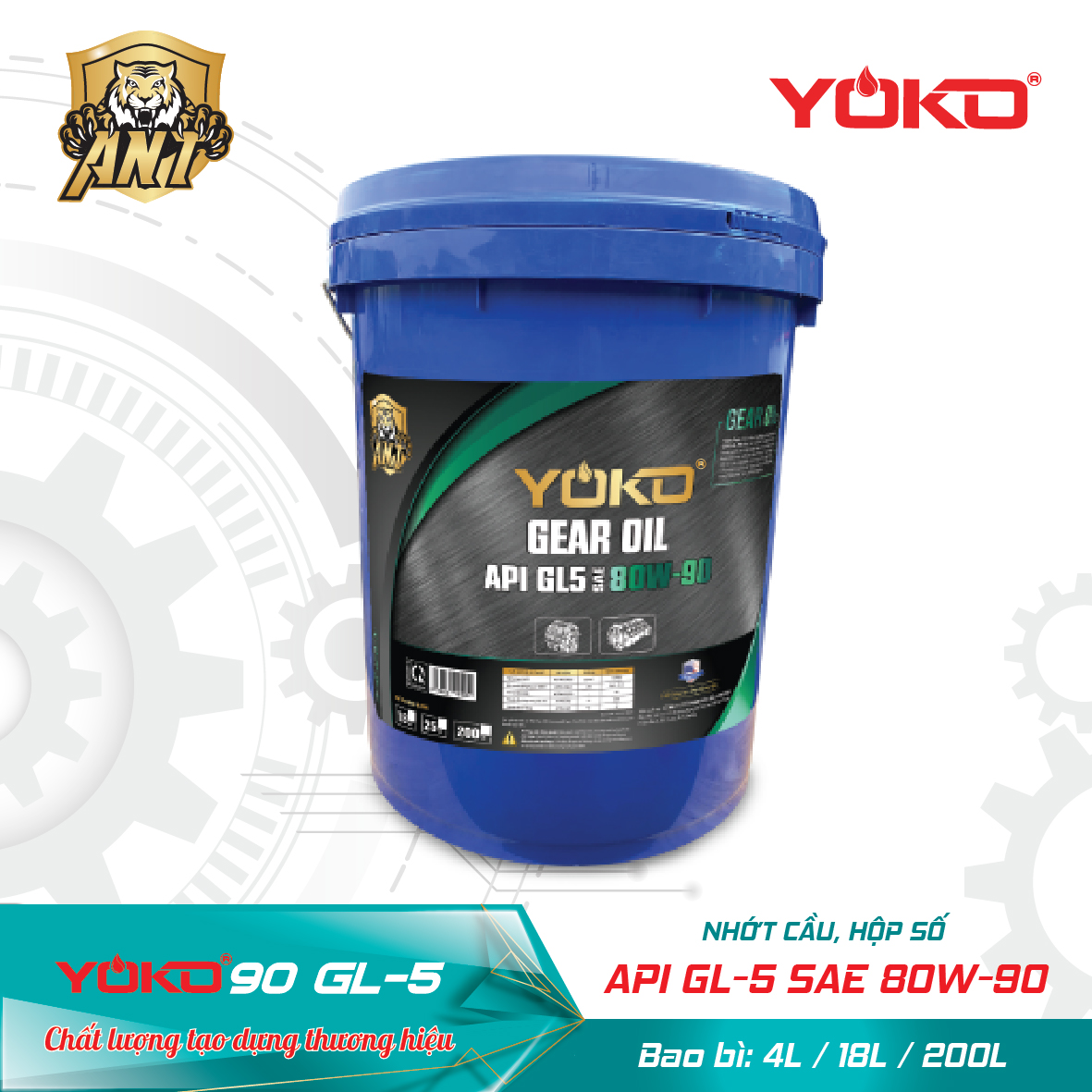 ANT YOKO VANTAI DIESEL_90 GL-5 18L