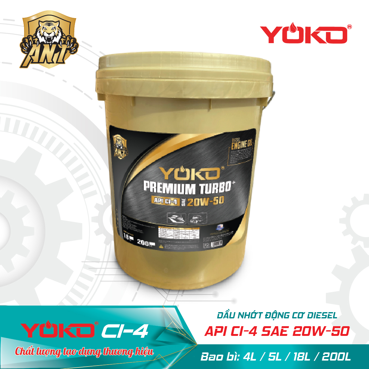 ANT YOKO VANTAI DIESEL_CI-4 18L 20W50