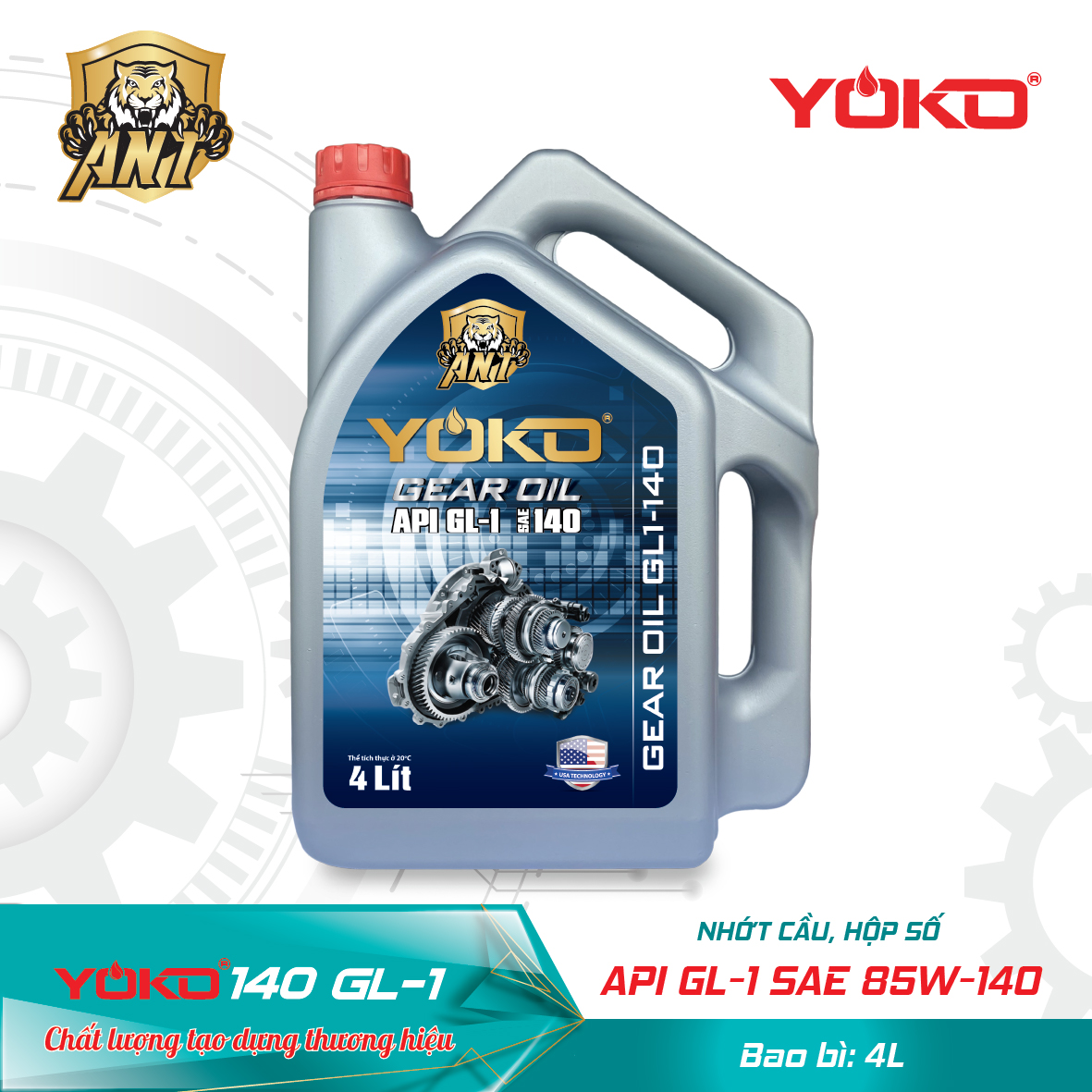 ANT YOKO VANTAI DIESEL_GL-1 4L 85W140