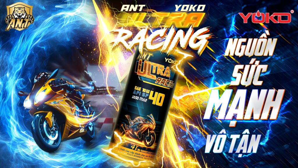 YOKO ULTRA RACING – DẦU ĐỘNG CƠ TỔNG HỢP TĂNG KHẢ NĂNG TIẾT KIỆM NHIÊN LIỆU